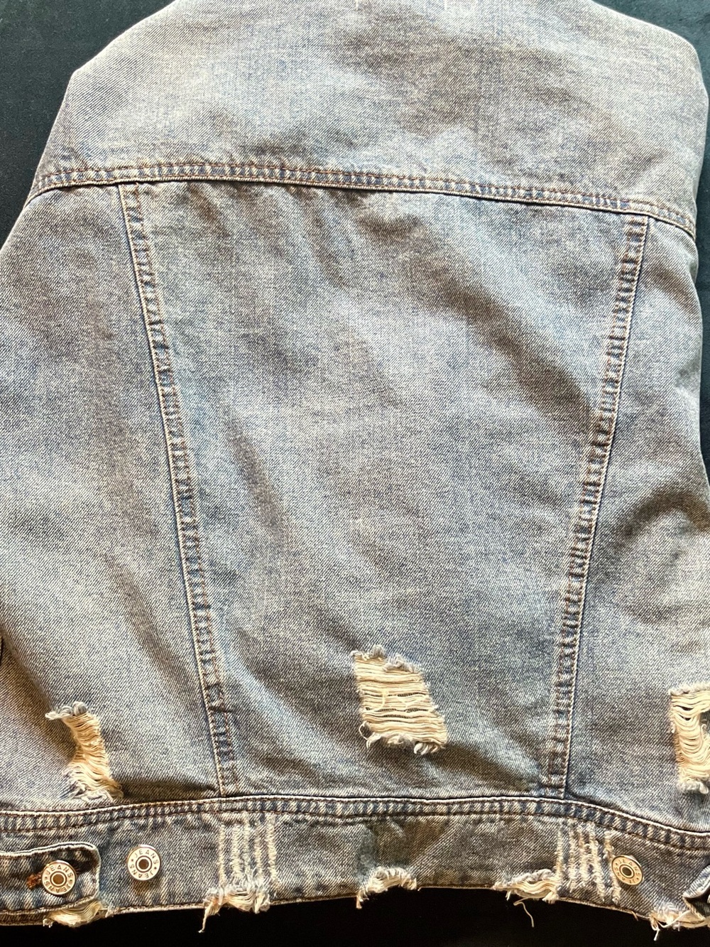 Elan Over-Sized Embellished Denim Jacket - Picture 9 of 10